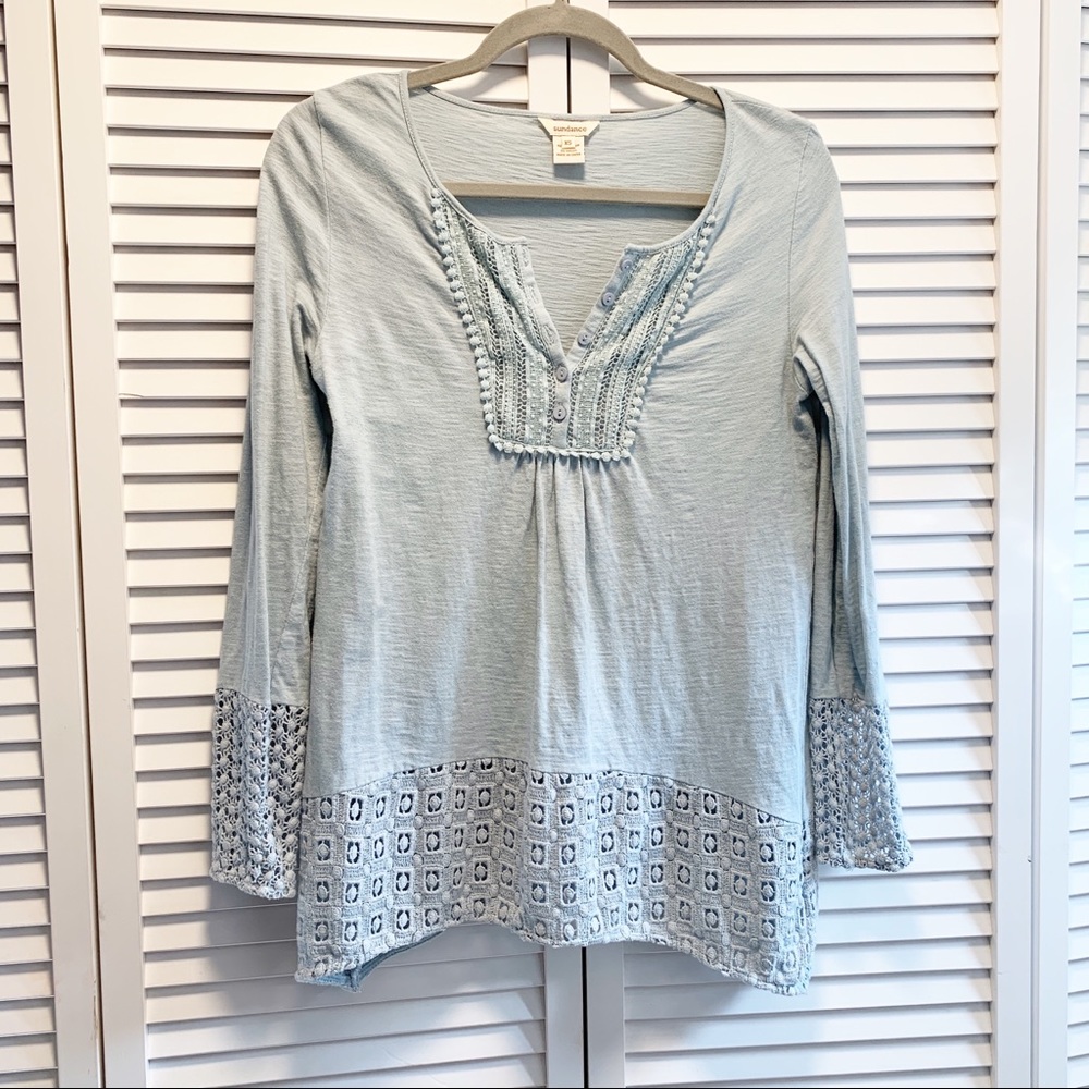 Sundance Crochet Henley